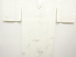 雲模様織り出し　単衣長襦袢